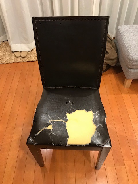 椅子張替え修理前