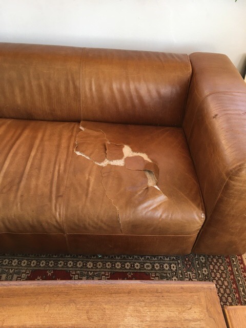修理事例 世田谷区 椅子とソファーの張替え修理 ファニチャー リペア テーブル